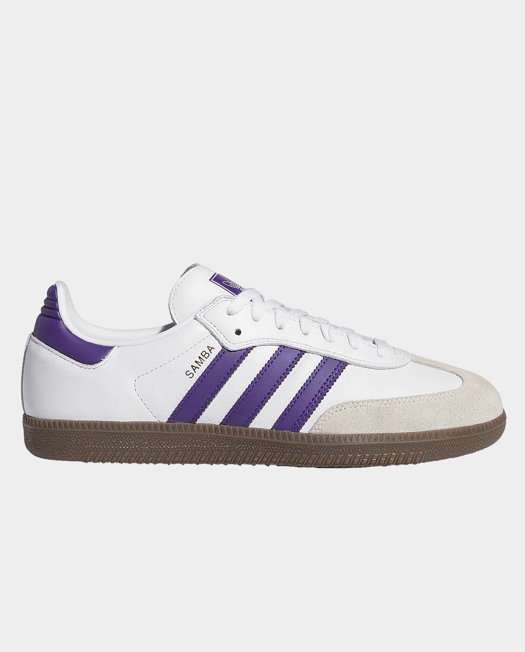 adidas gazelle silver green womens Adidas Samba Shoe in White/Grape | FallenFront NZ