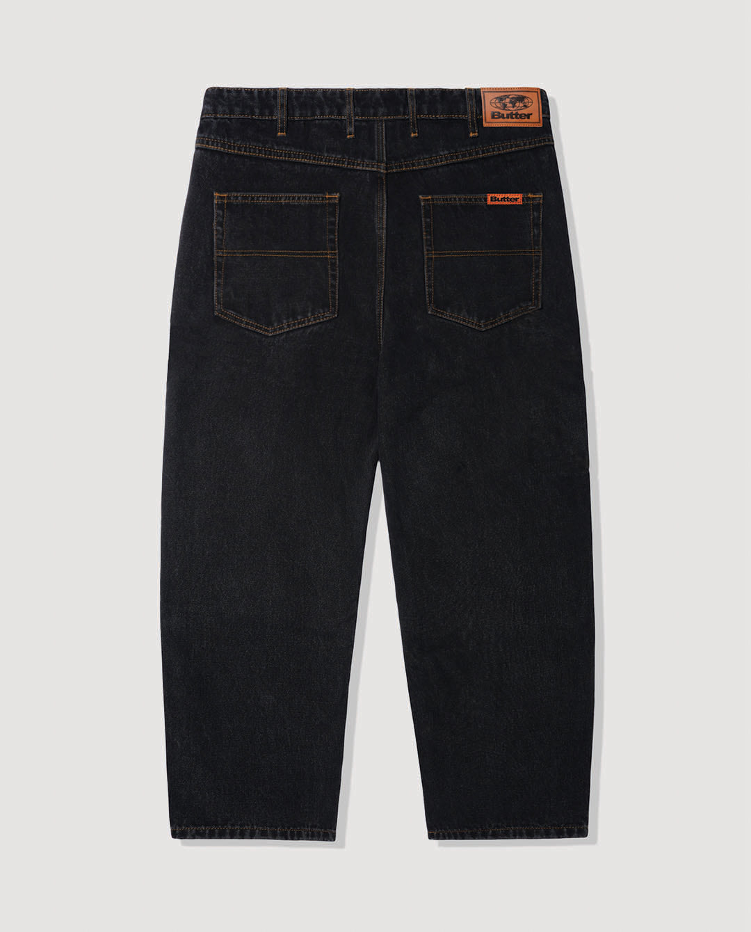Butter Goods - Baggy Denim Jeans - Washed BlackButter Goods - Baggy Denim Jeans - Washed Black
