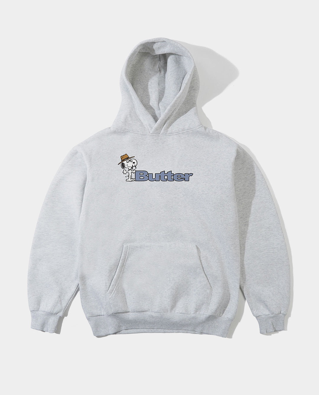 Butter Goods Spike Logo Hoodie Ash FallenFront NZ