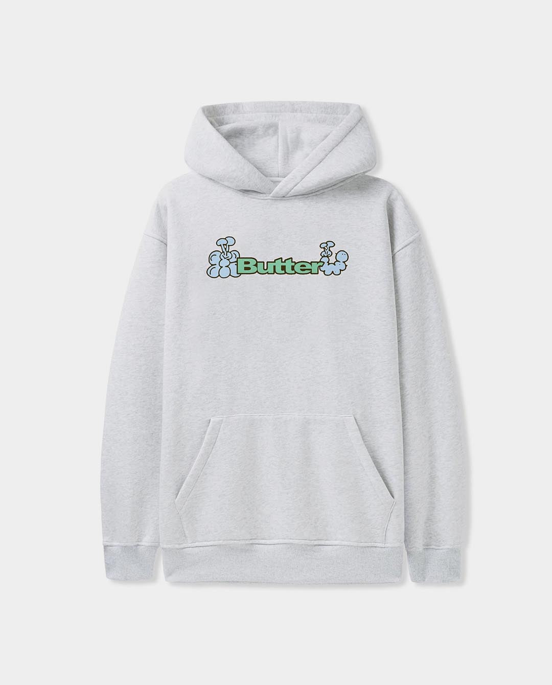 Butter Goods Bugs Logo Hood Ash