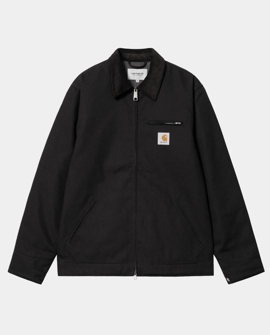 Carhartt WIP Detroit Jacket in Black Rigid | FallenFront NZ
