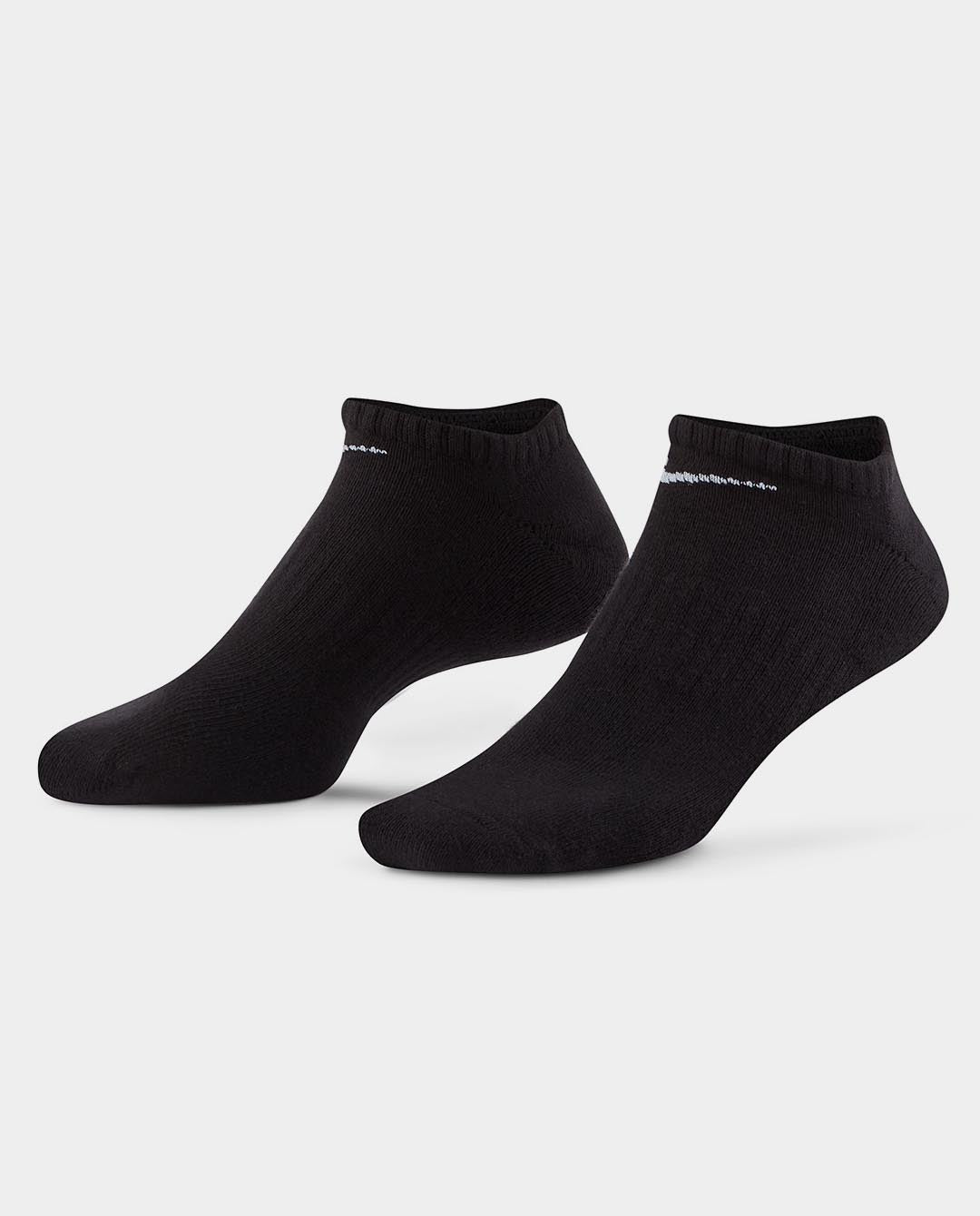 men's nike black no show socks