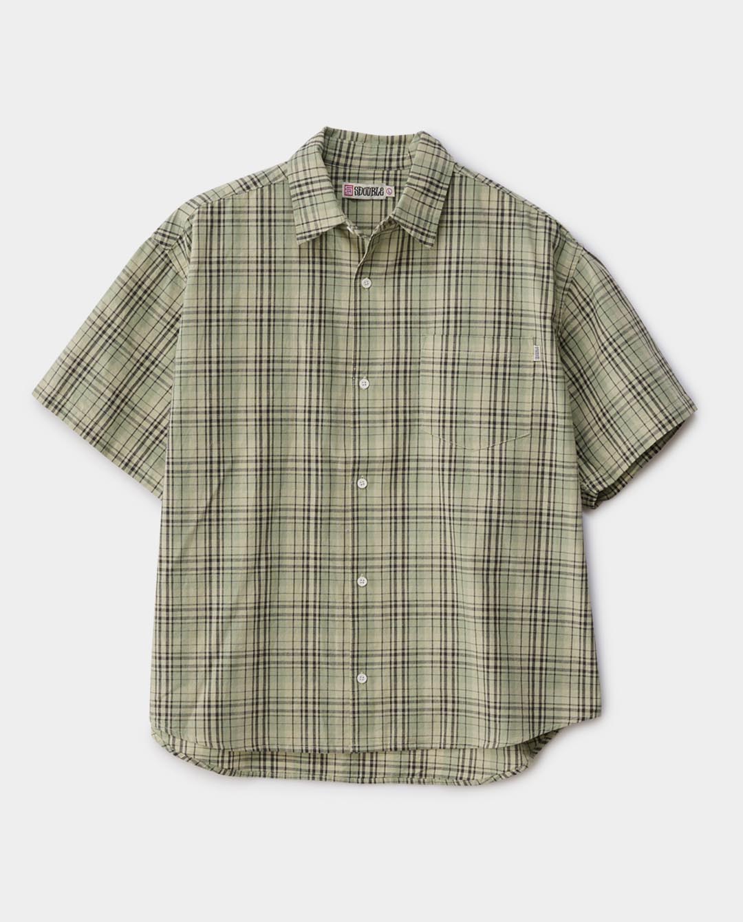 Sdouble Yard Plaid S/S Shirt Orange
