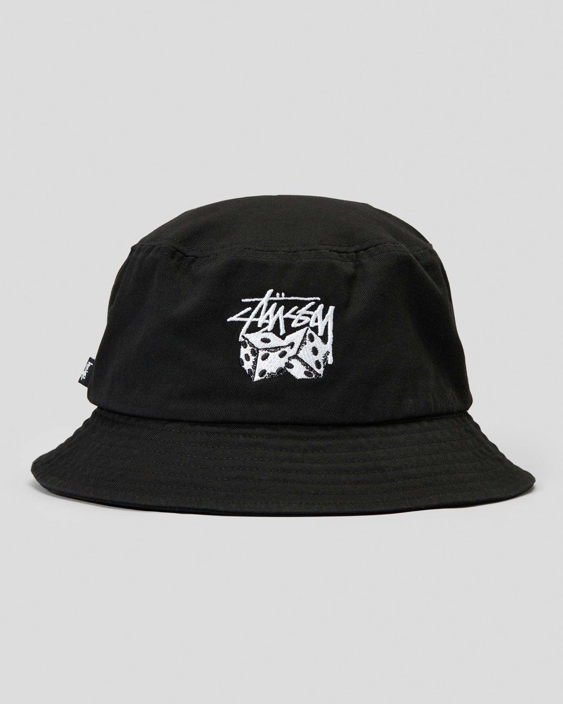Stussy - Two Dice Washed Bucket Hat - Black