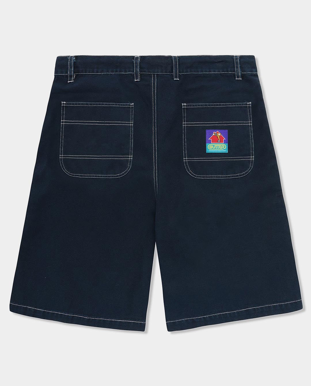 Butter Goods Work Shorts Navy - Main Image