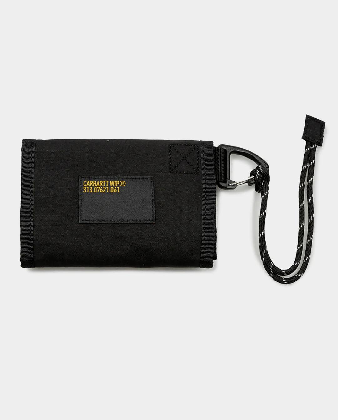 Carhartt WIP Haste Wallet in Black | FallenFront | Afterpay