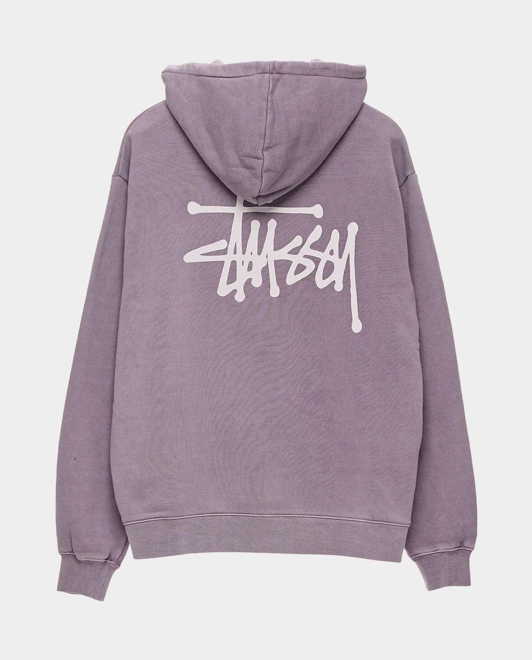 Basic Stussy Hoodie Purple Stussy Basic Hoodie
