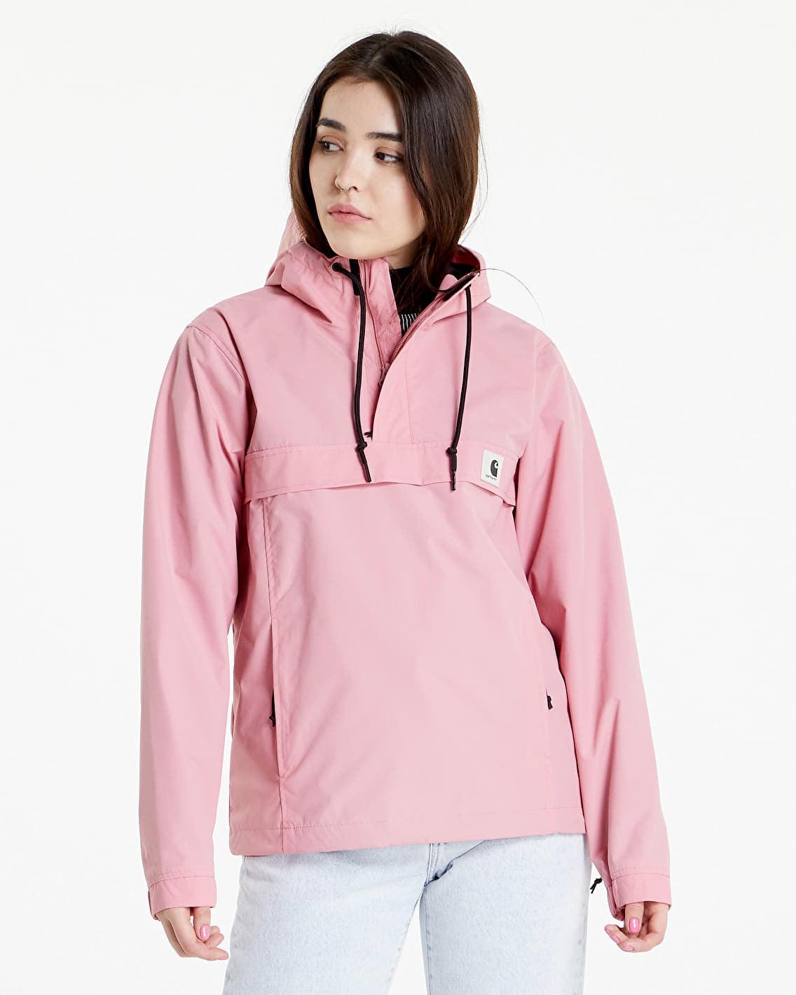Carhartt Nimbus Pullover Jacket in Rothco Pink FallenFront