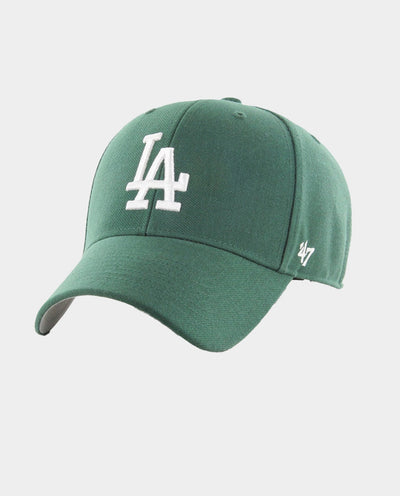 47 Brand - LA Dodgers ’47 MVP DT Snapback Hat - Dark Green Hats 47 Brand