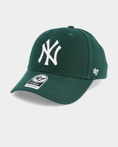 47 Brand - New York Yankees ’47 MVP DT Snapback Hat - Dark Green Hats 47 Brand