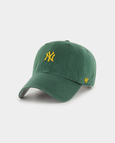47 Brand - New York Yankees Base Runner Clean Up - Dark Green/Gold Hats 47 Brand