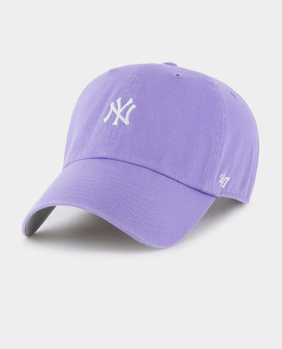 47 Brand - New York Yankees Base Runner ’47 Clean Up Hat - Aster Purple Hats 47 Brand