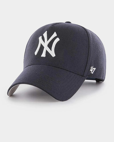 47 Brand - New York Yankees MVP Snapback Hat - Navy Hats 47 Brand