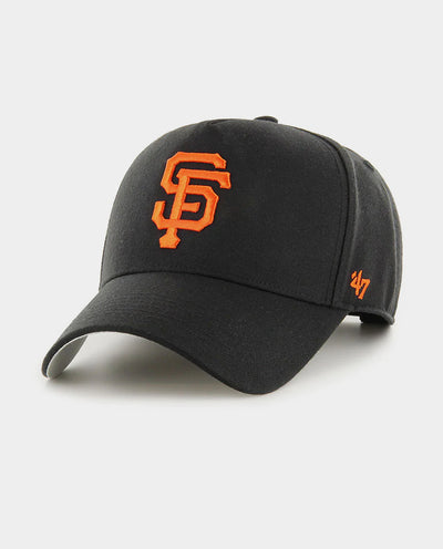 47 Brand - San Fransisco Giants ’47 MVP DT Snapback Hat - Black Hats 47 Brand