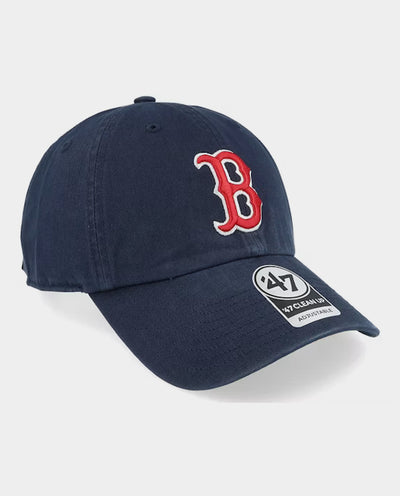 47 Brand - Boston Red Sox ’47 Clean Up Hat - Navy Hats 47 Brand