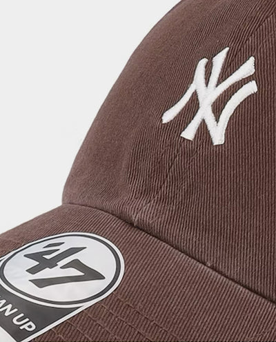 47 Brand - New York Yankees Base Runner Clean Up Hat - Brown Hats 47 Brand