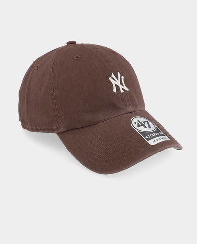 47 Brand - New York Yankees Base Runner Clean Up Hat - Brown Hats 47 Brand