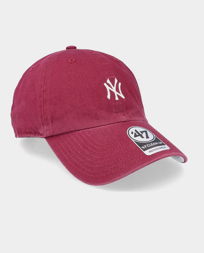 47 Brand - New York Yankees Base Runner TT Clean Up Hat - Cardinal Cord Hats 47 Brand