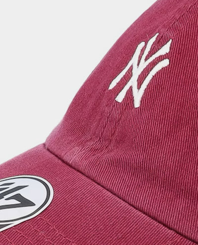 47 Brand - New York Yankees Base Runner TT Clean Up Hat - Cardinal Cord Hats 47 Brand
