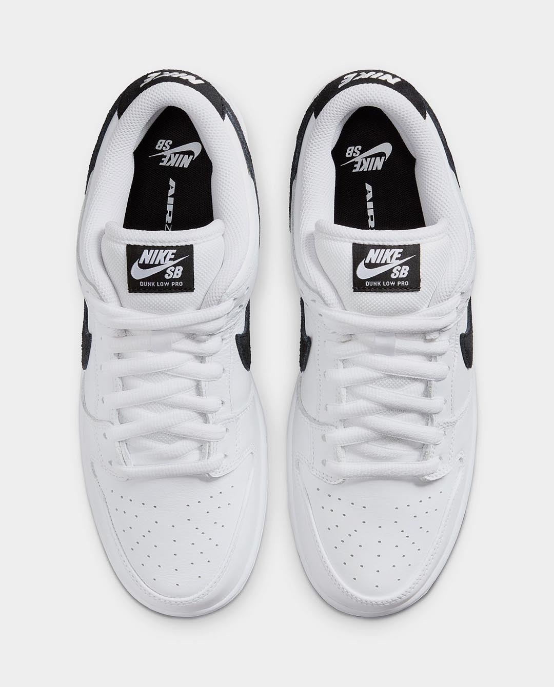 Dunk Low Save20 Nike Nike SB Dunk Low Pro Shoe In White/Black