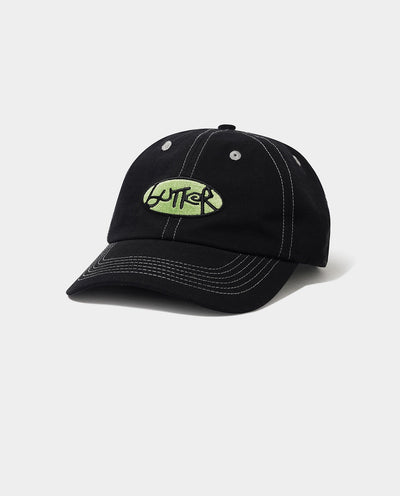 Butter Goods - Abseil 6 Panel Cap - Black Hats Butter Goods