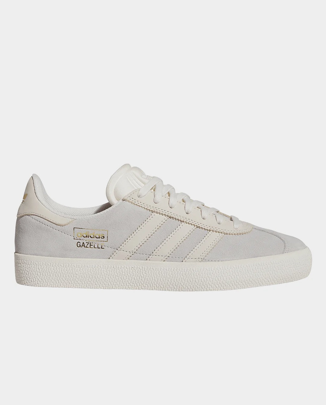 Adidas - Gazelle ADV Shoe - Grey/Chalk White/Gold Shoes Adidas