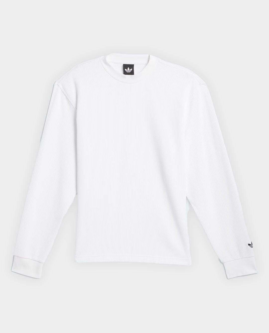 Adidas - Waffle Knit LS Tee - White T-Shirts Adidas