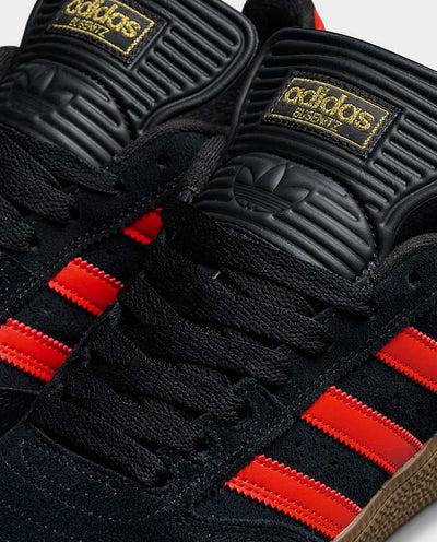 Adidas - Busenitz Shoe - Black/Red/Gum Shoes Adidas