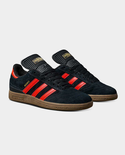 Adidas - Busenitz Shoe - Black/Red/Gum Shoes Adidas