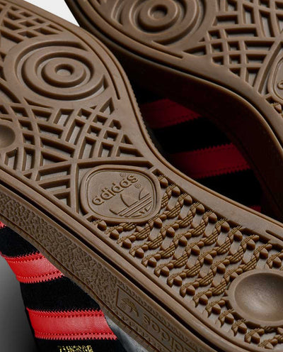 Adidas - Busenitz Shoe - Black/Red/Gum Shoes Adidas