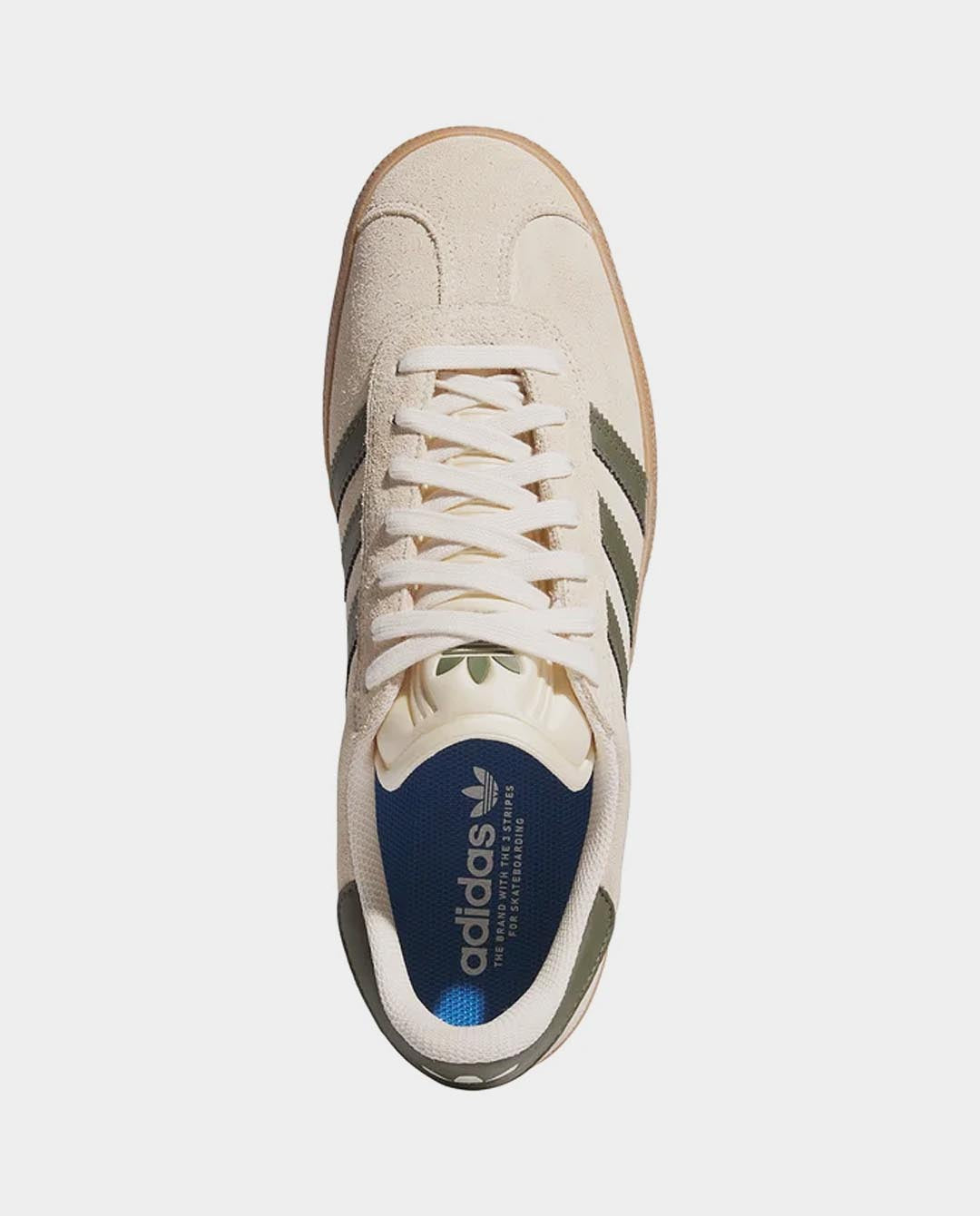 Adidas - Gazelle Shoe - Ecru/Olive Shoes Adidas   