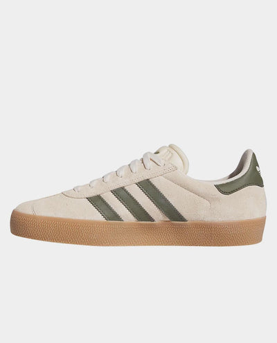 Adidas - Gazelle Shoe - Ecru/Olive Shoes Adidas   