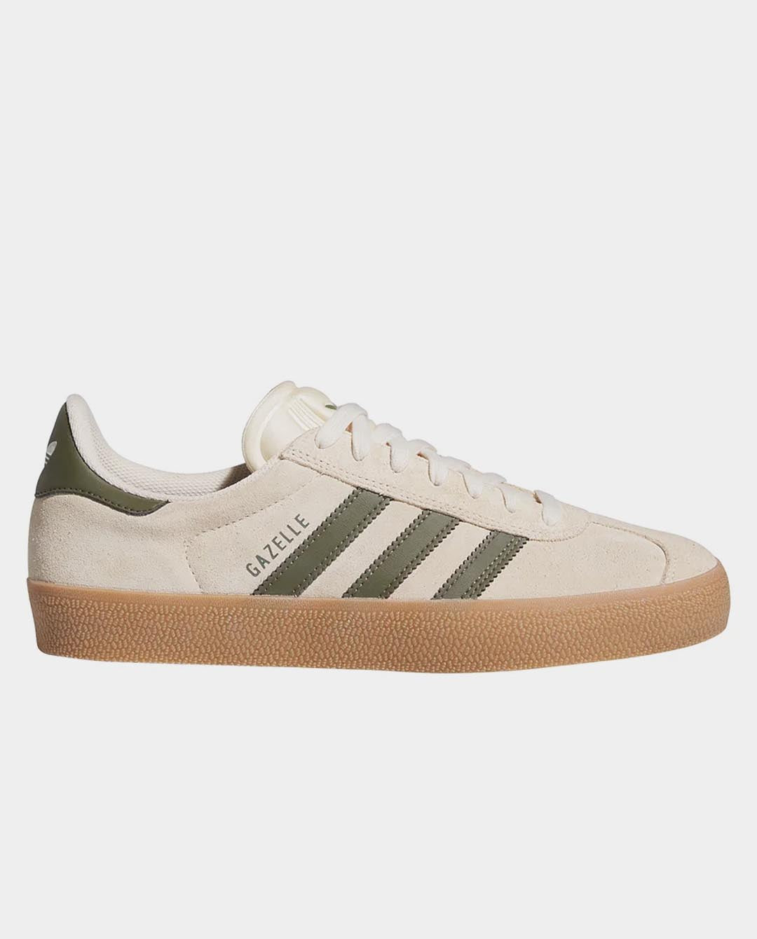 Adidas - Gazelle Shoe - Ecru/Olive Shoes Adidas   