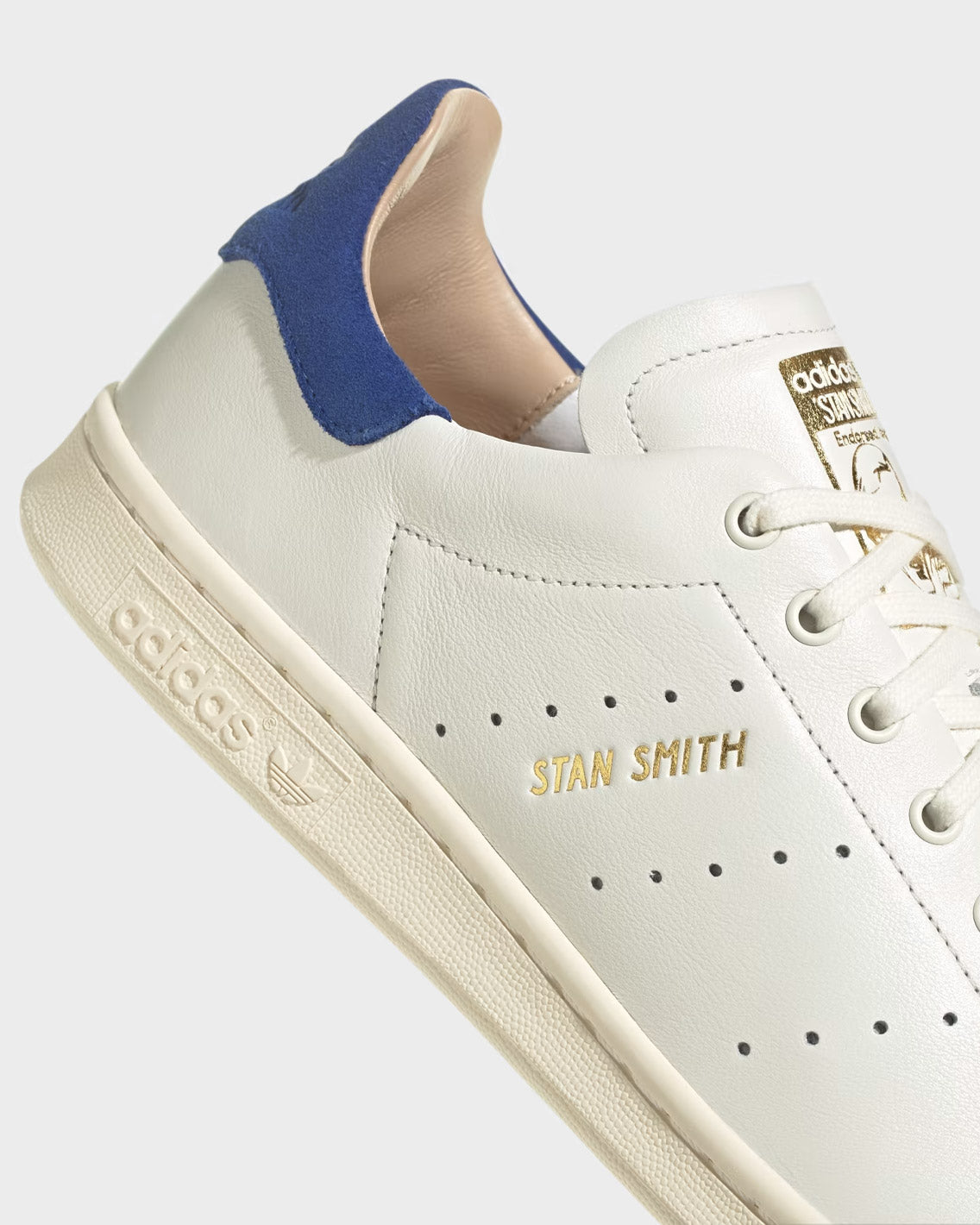 Adidas Originals - Stan Smith Lux - Off White / Cream / Blue