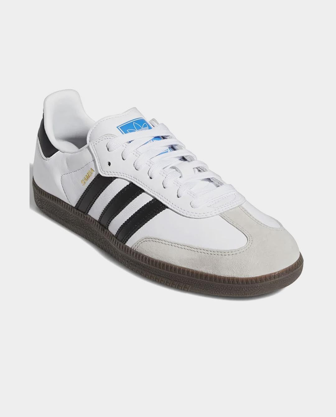 Adidas Samba Shoe | White/Black/Gum | FallenFront