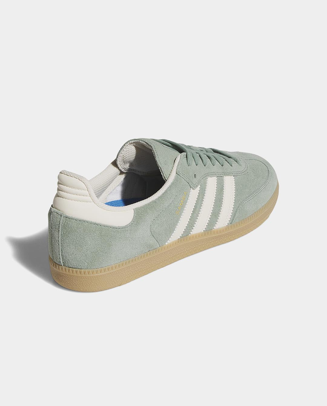 Adidas - Samba Shoe - Silver Green Shoes Adidas