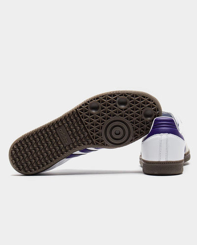 Adidas - Samba Shoe - White/Grape Shoes Adidas   