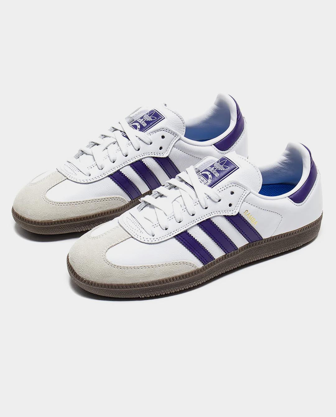 Adidas - Samba Shoe - White/Grape Shoes Adidas   