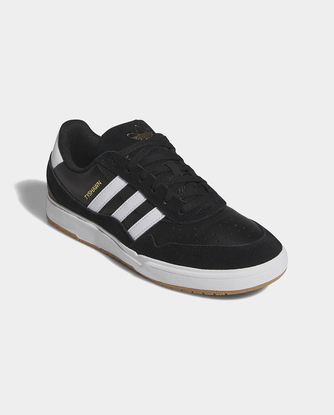 Adidas - Tyshawn II Shoe - Black/White/Gum Shoes Adidas