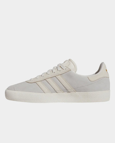 Adidas - Gazelle ADV Shoe - Grey/Chalk White/Gold Shoes Adidas