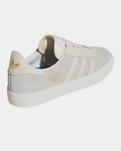 Adidas - Gazelle ADV Shoe - Grey/Chalk White/Gold Shoes Adidas