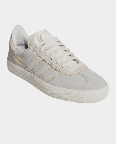 Adidas - Gazelle ADV Shoe - Grey/Chalk White/Gold Shoes Adidas