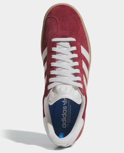 Adidas - Gazelle ADV Shoe - Shadow Red/White Shoes Adidas