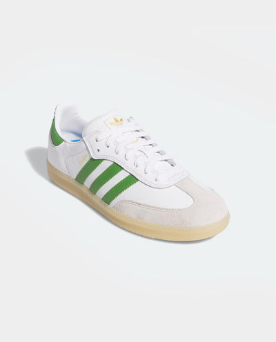 Adidas - Samba ADV - White/Crew Green/Gum Shoes Adidas