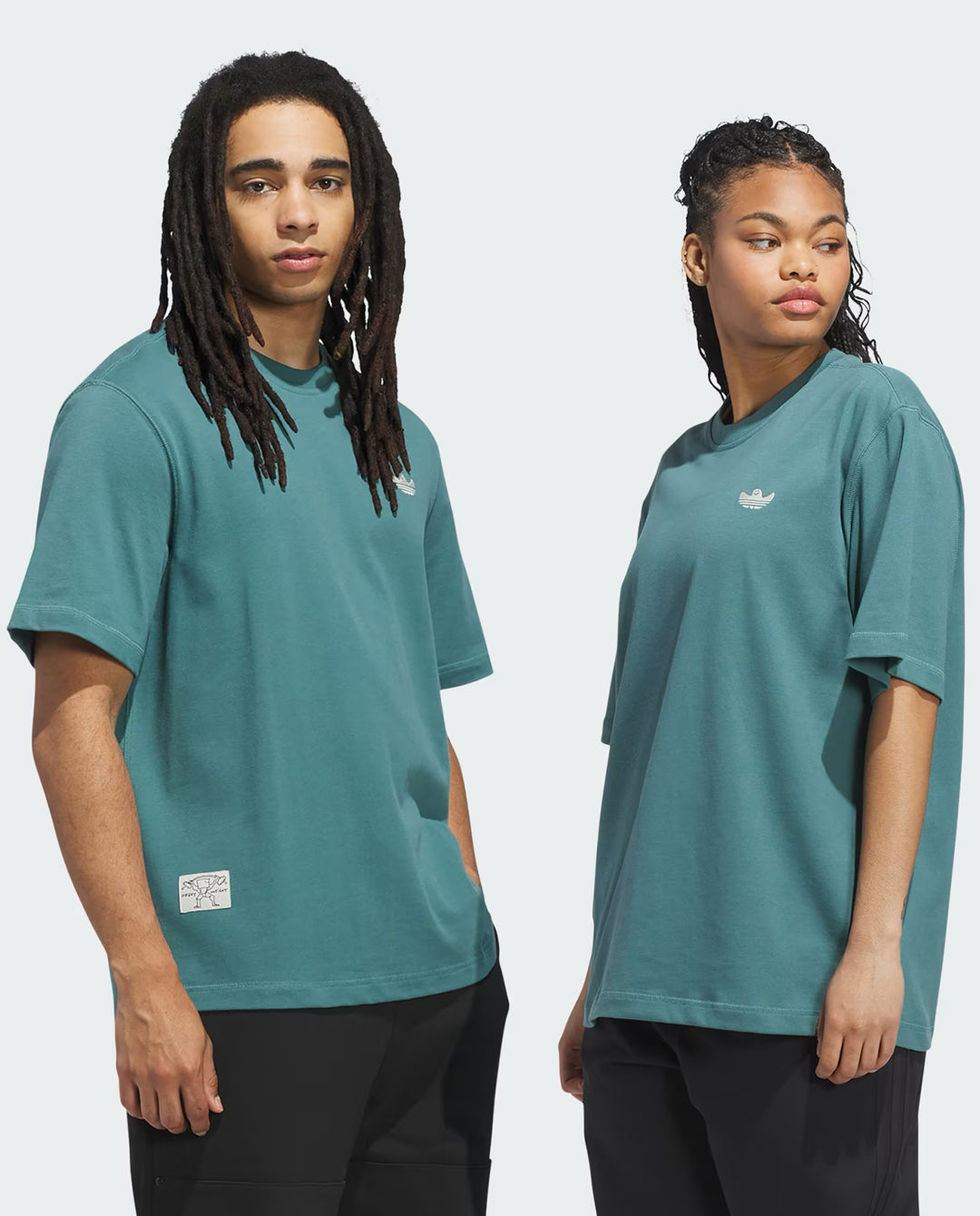 Adidas - Shmoofoil Heavyweight T-Shirt - Preloved Teal Adidas