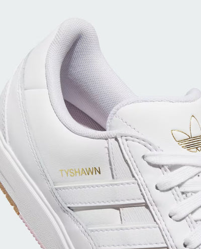 Adidas - Tyshawn II Shoe - Cloud White/Gum Shoes Adidas