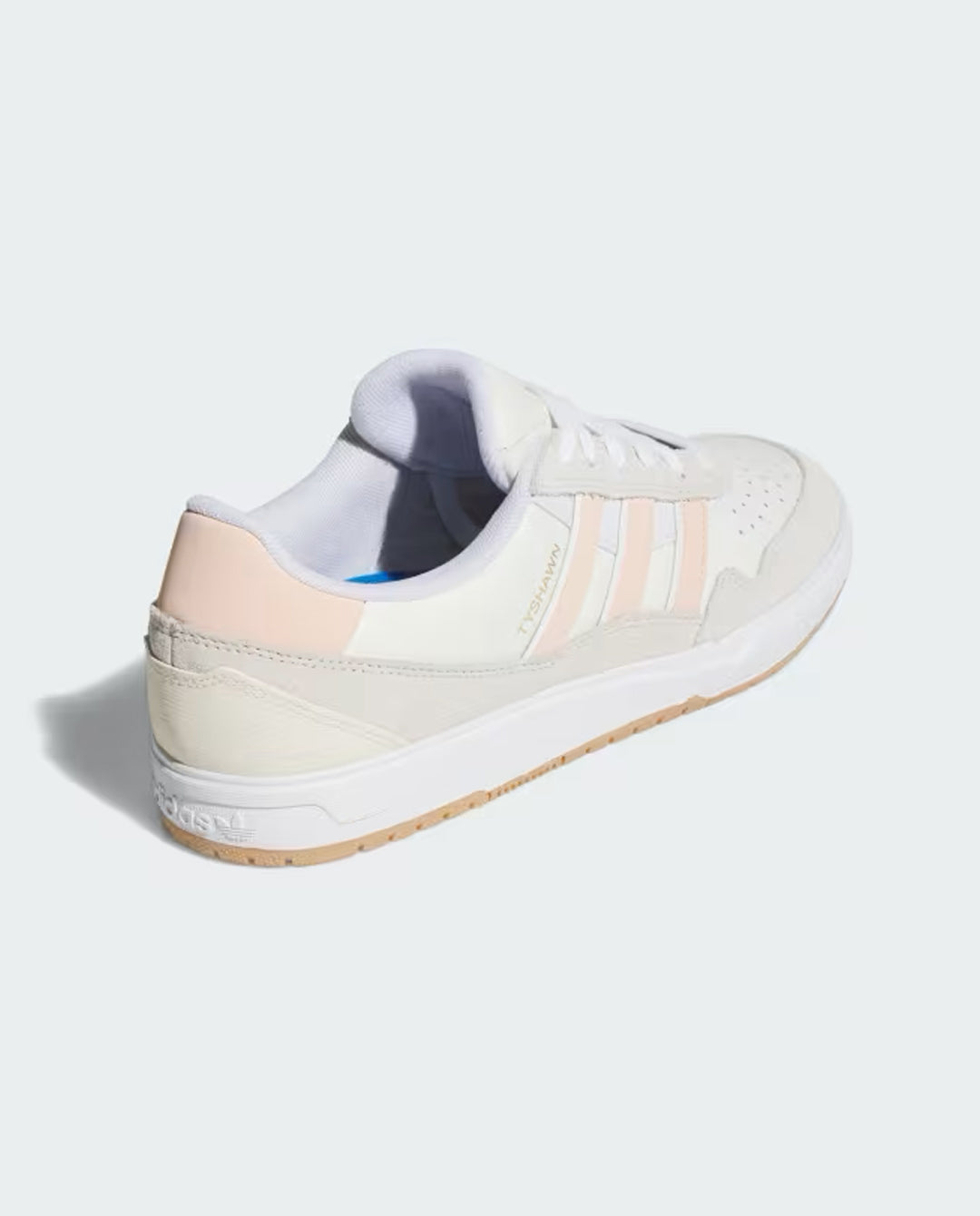 Adidas - Tyshawn II Shoe - Wonder White/Powder Coral/Off White Shoes Adidas