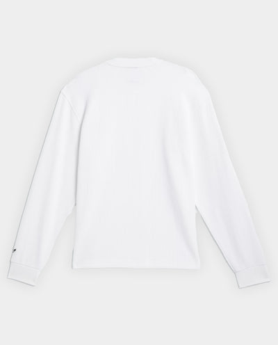 Adidas - Waffle Knit LS Tee - White T-Shirts Adidas