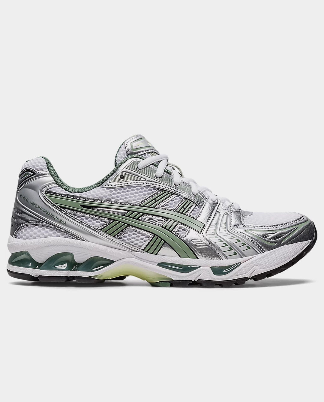 Asics - Gel-Kayano 14 Shoe - White/Slate Grey Shoes ASICS