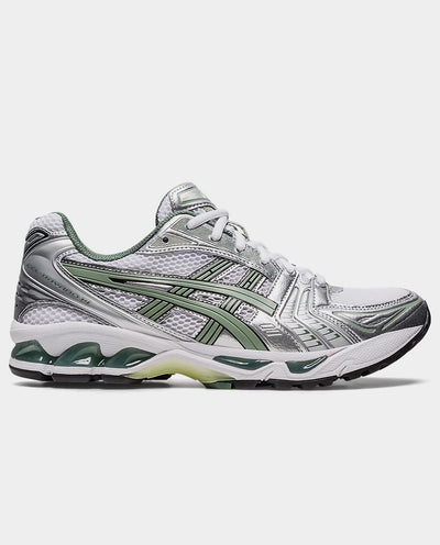 Asics - Gel-Kayano 14 Shoe - White/Slate Grey Shoes ASICS